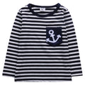 2pcs Boys Long Sleeve Stripe Outfit Toddler Kids