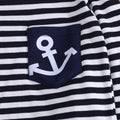 2pcs Boys Long Sleeve Stripe Outfit Toddler Kids