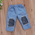 Girls 3-Piece Summer Set – Top, Jeans & Headband
