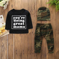Active Kids Baby Boys Autumn Cotton Outfits Long