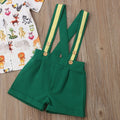 Lovely Kids Baby Boys Outfit 2PCS Short Sleeve