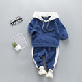 Toddler Girls 2-Piece Autumn Set — Hooded Print Top & Pants | Cozy Cotton Casual Outfit for Kids 1–4 Years